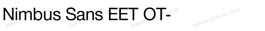 Nimbus Sans EET OT字体转换 Nimbus Sans EET OT字体转换